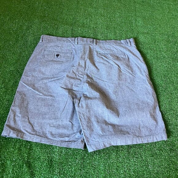 Old Navy Flat Front Ultimate Slim Built-in-flex Chambray Chino Short Size 40 - Picture 8 of 13